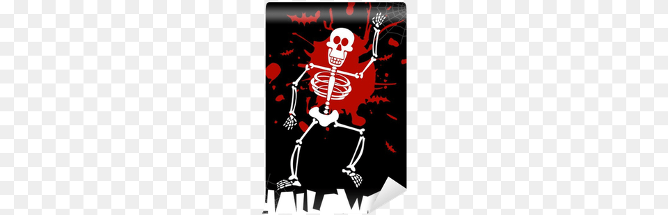 Halloween Dancing Skeleton Background Wall Mural Skeleton Halloween Background, Dynamite, Weapon Png Image