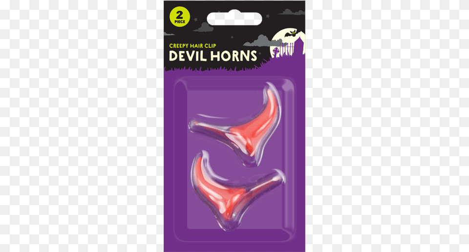 Halloween Devil Horn Hair Clips Halloween, Purple, Smoke Pipe, Food, Ketchup Png Image