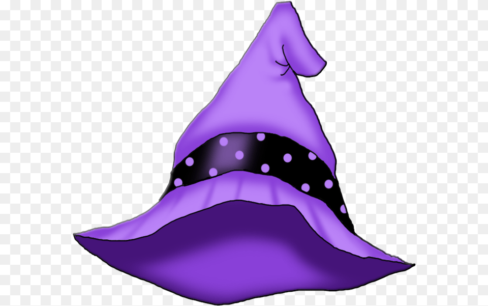 Halloween Dibujos Clipart Witch Hat, Clothing, Purple, Animal, Fish Png Image