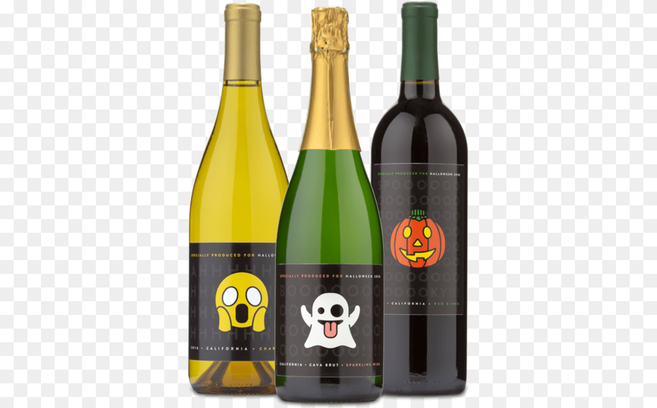 Halloween Emoji Set Gift, Alcohol, Beverage, Bottle, Liquor Free Png Download