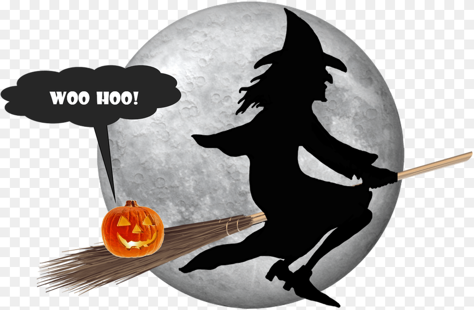 Halloween English By Osmosis Enr Witch On Broom Svg, Adult, Person, Woman, Female Png Image