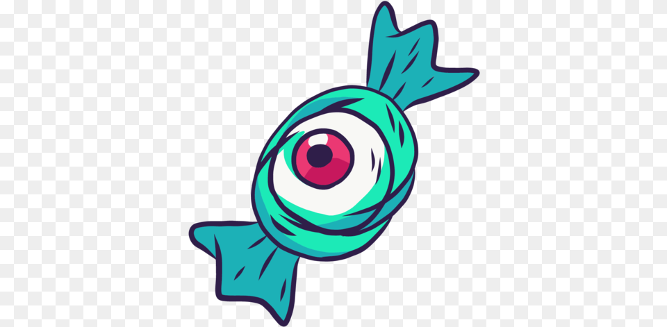 Halloween Eye Candy Icon Of Fish, Food, Sweets, Animal, Sea Life Free Png Download