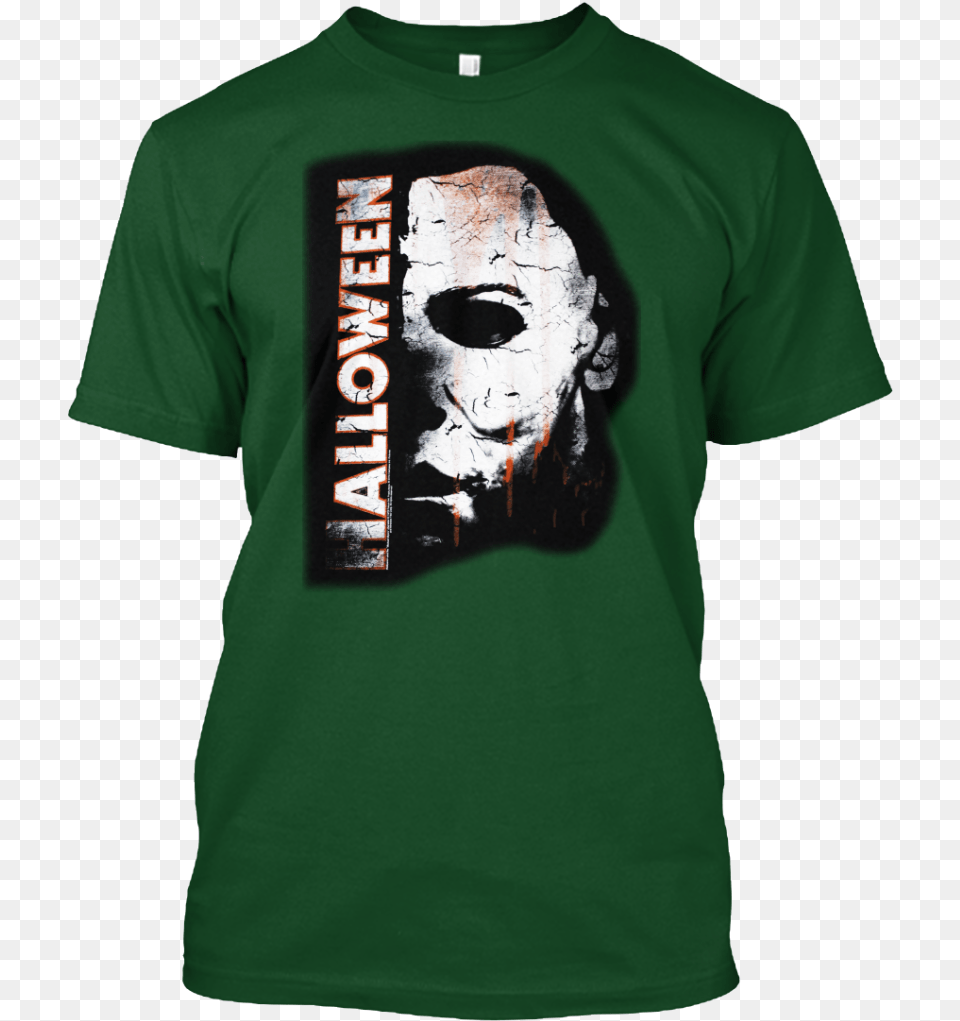 Halloween Face And Drip Horror Official Movie Poster, Clothing, Shirt, T-shirt, Adult Png