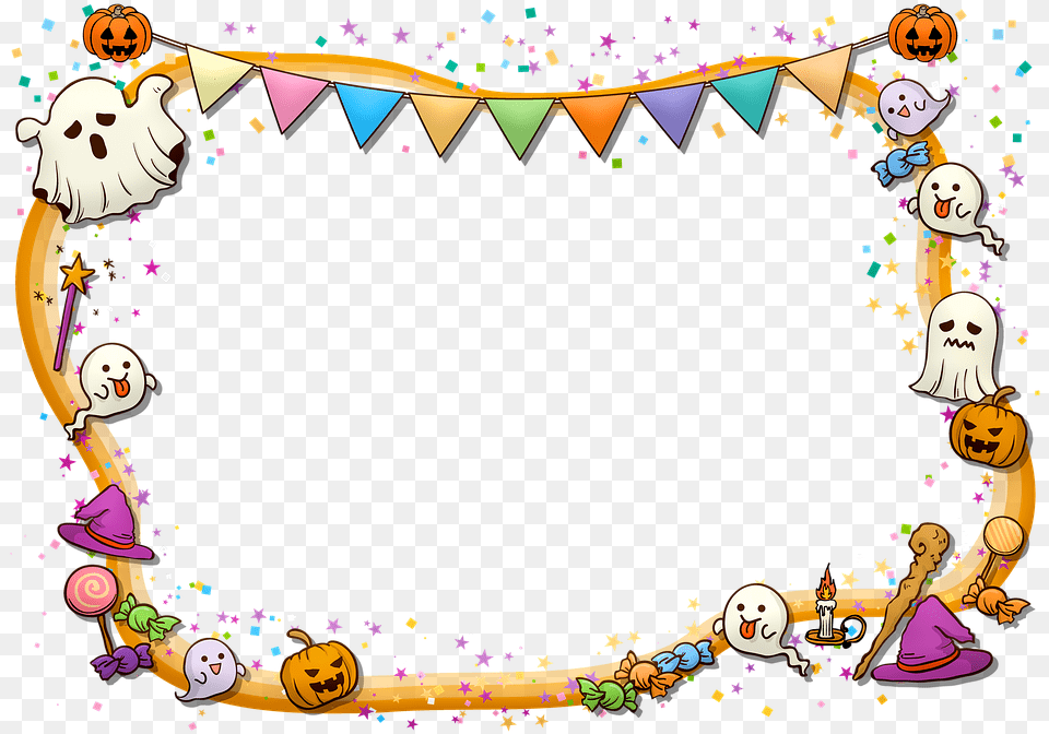 Halloween Frame Ghosts October 31st 2020, Person, Face, Head Free Png
