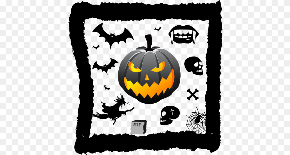 Halloween Frame Live Wallpaper Halloween, Festival Free Transparent Png