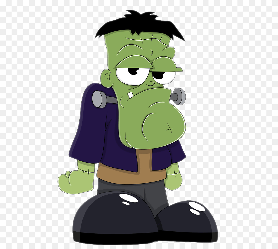 Halloween Frankenstein Clip Art Clip Art, Cartoon, Baby, Person, Book Free Transparent Png