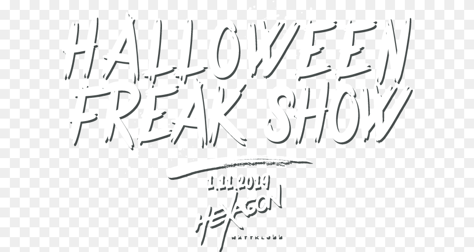 Halloween Freak Show U2013 By Dirty Floor Poster, Text, Advertisement Png