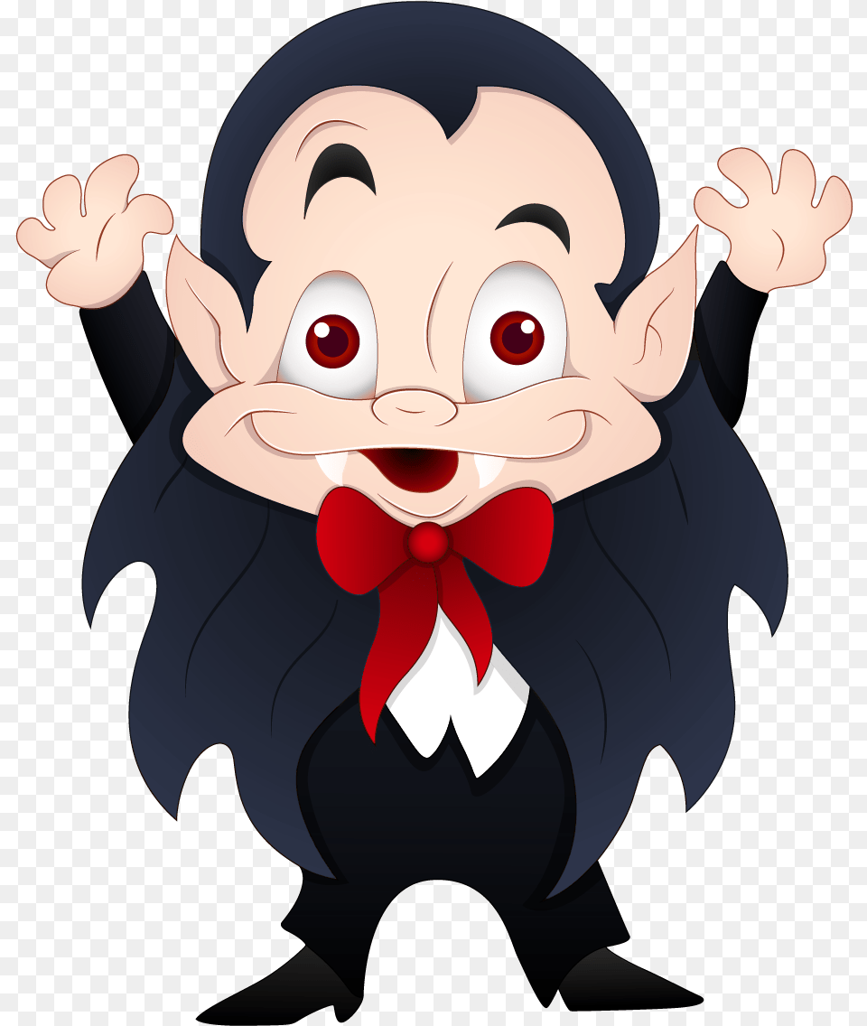 Halloween Freeuse Library Vampire Vampire Clipart, Baby, Person, Book, Comics Free Png Download