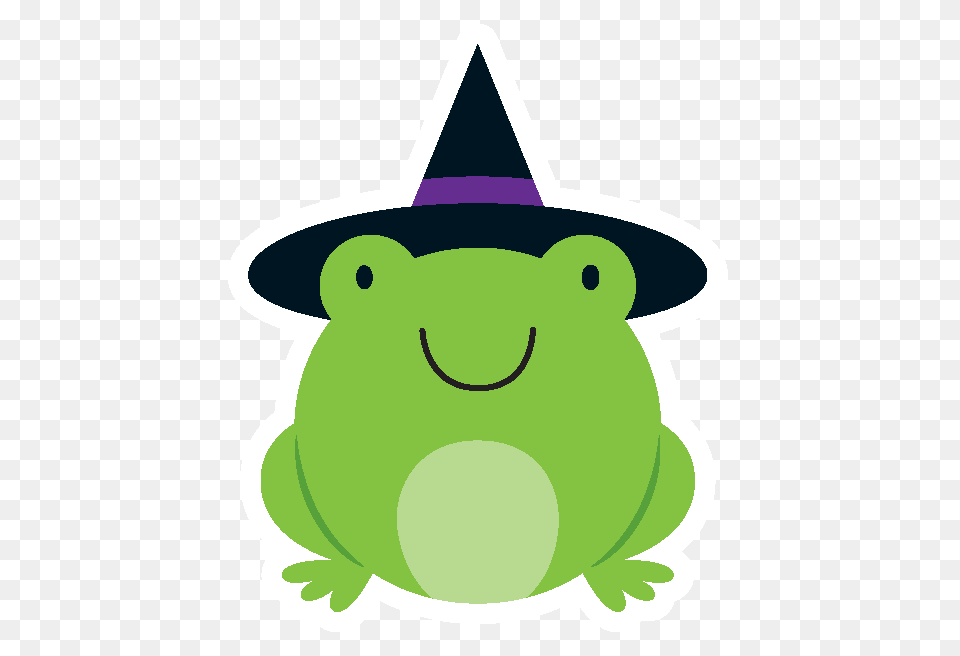 Halloween Frog Clip Art, Clothing, Green, Hat, Animal Free Png Download