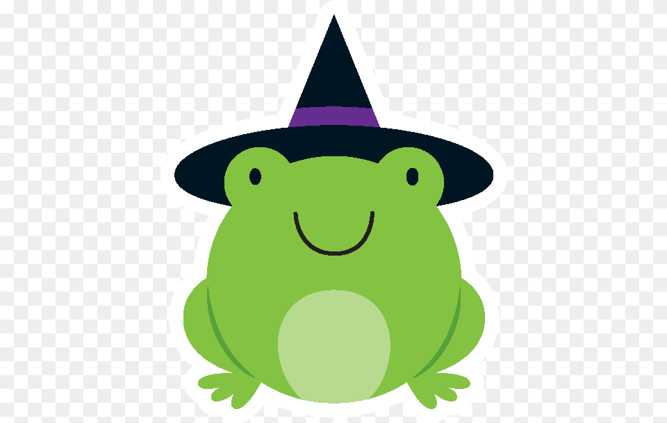 Halloween Frog Halloween Clipart, Clothing, Green, Hat, Animal Free Transparent Png