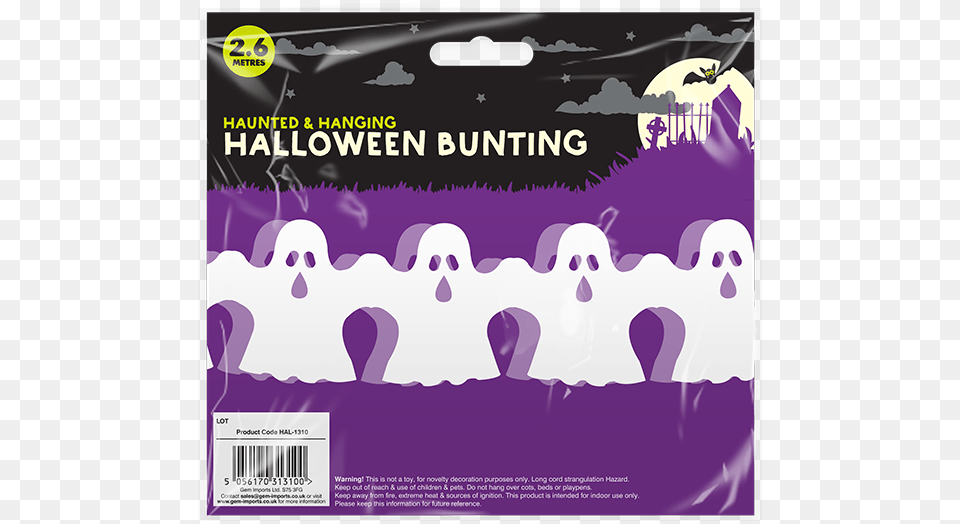 Halloween Garland, Advertisement, Poster, Purple Free Png