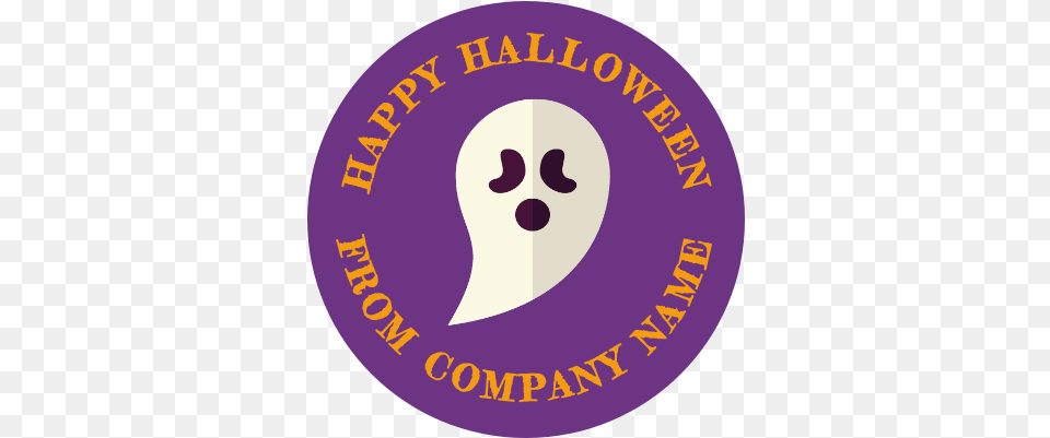 Halloween Ghost Circle, Logo, Badge, Symbol, Disk Png