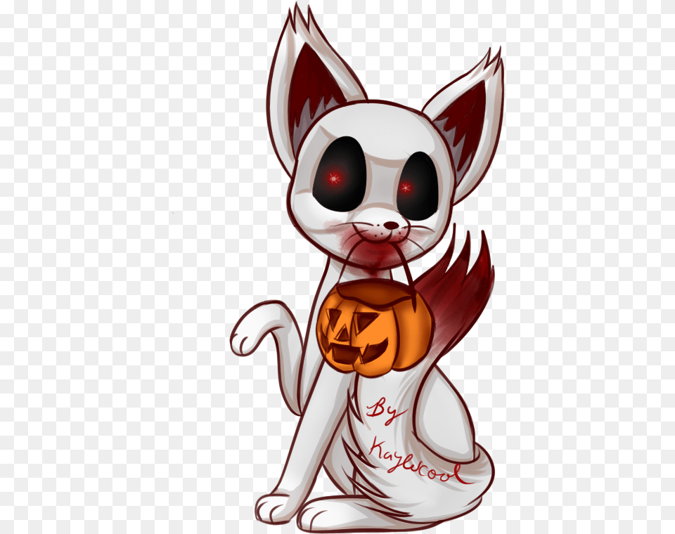 Halloween Ghost Fox Kit By Kayler, Book, Comics, Face, Head Free Png