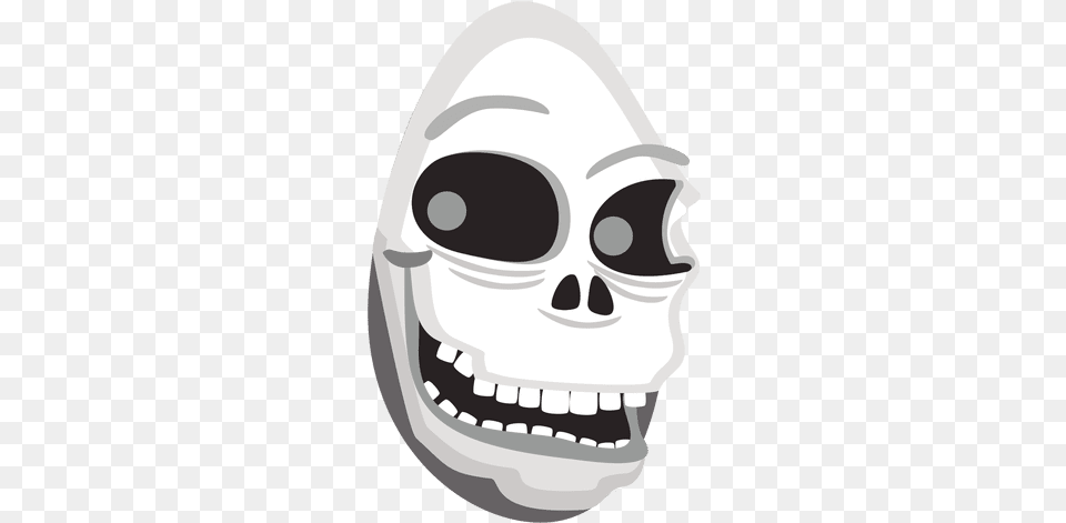 Halloween Ghost Skull 2 Transparent U0026 Svg Vector File Halloween Skull Transparent, Baby, Person, Face, Head Free Png Download