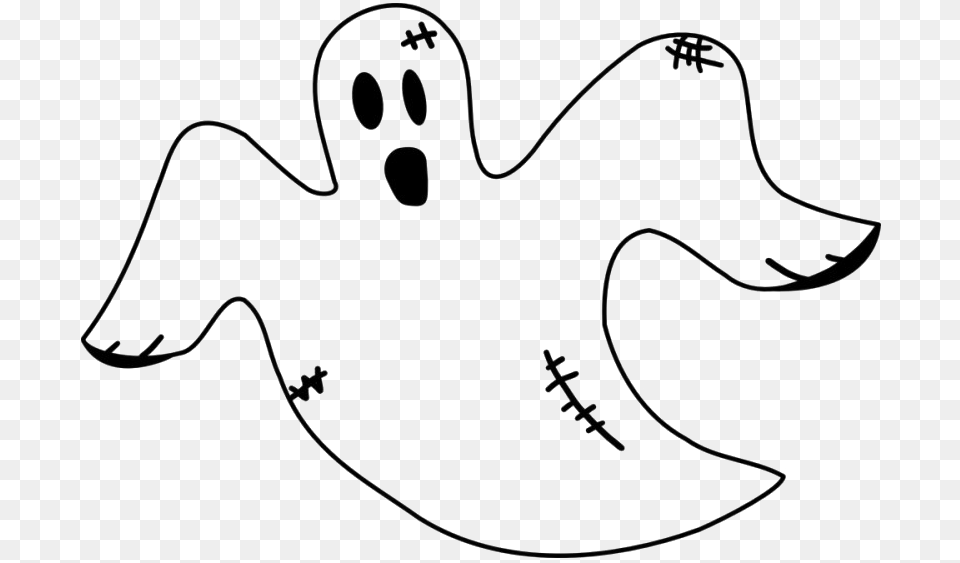 Halloween Ghost Transparent Ghost Clip Art, Stencil, Silhouette, Bow, Weapon Png