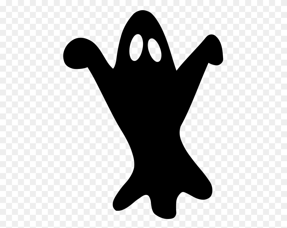 Halloween Ghost Vector Image, Silhouette, Stencil, Animal, Bear Free Png