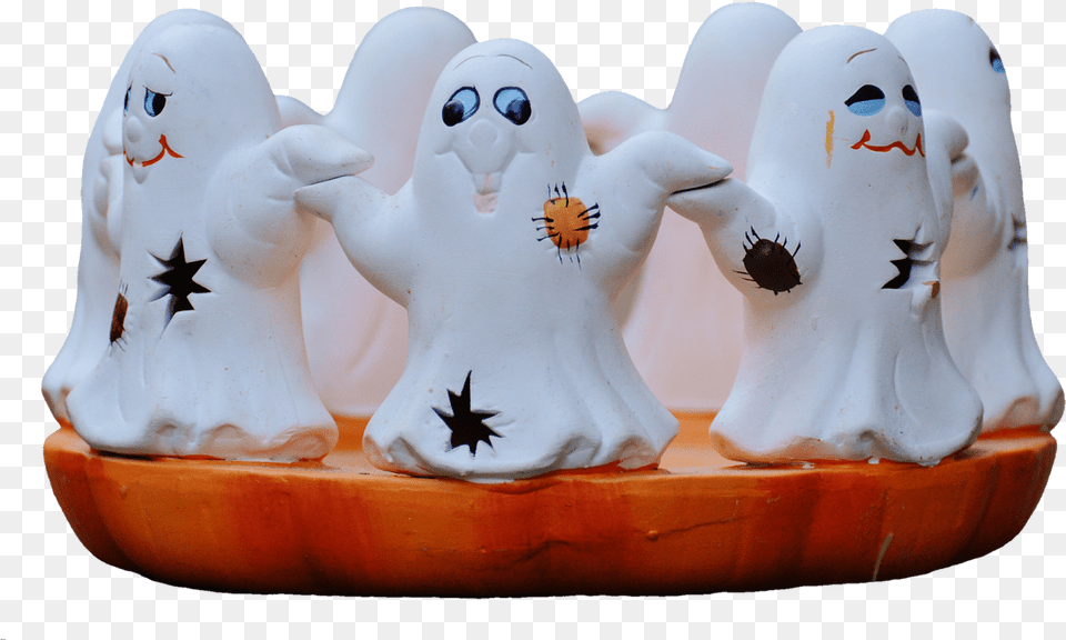 Halloween Ghosts Ghost Group Cute Pictoword Level, Figurine, Baby, Person Free Png