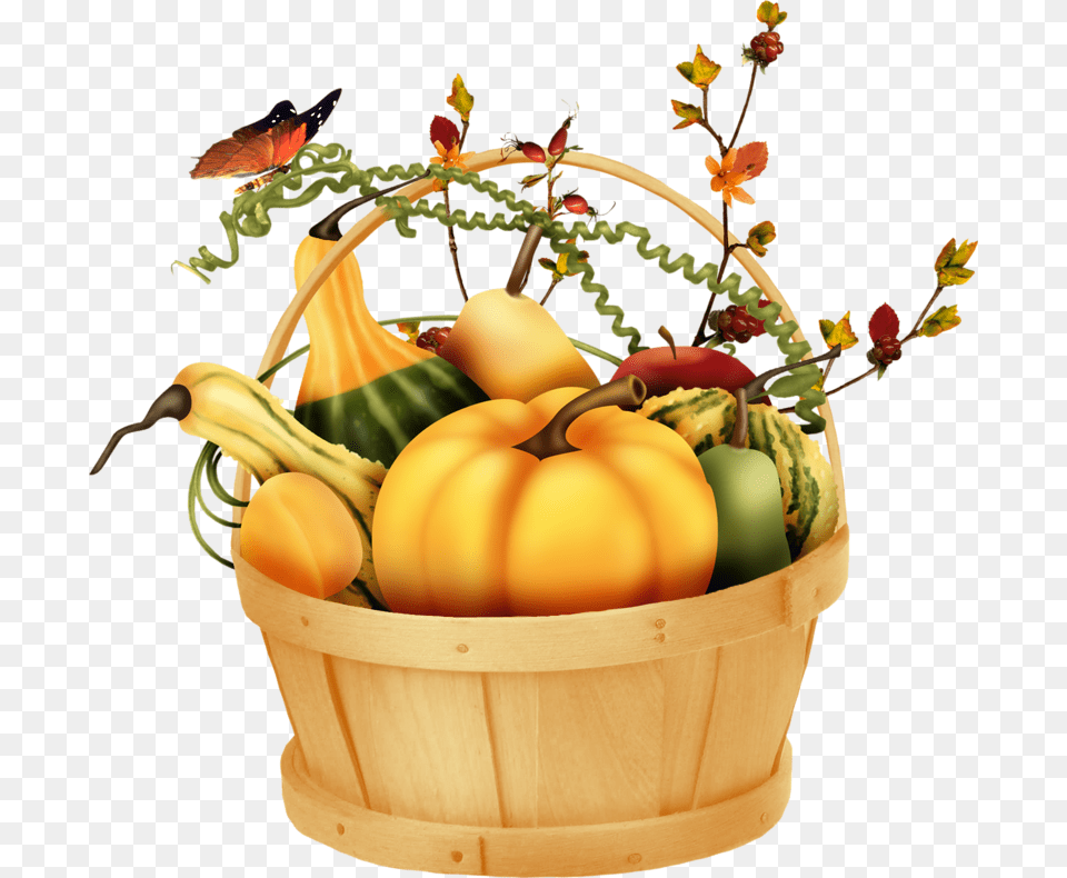 Halloween Gifs And Scraps Autumn, Plant, Basket, Food, Produce Free Png