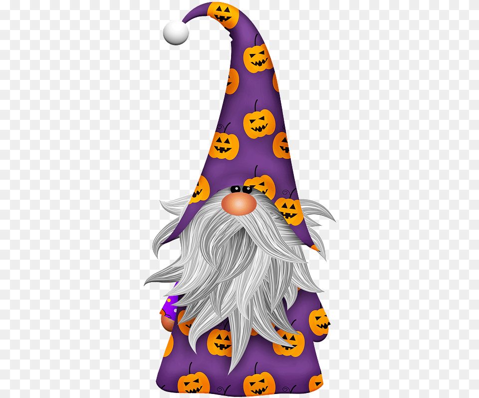 Halloween Gnome Clipart Download Fall Gnome Clipart, Clothing, Hat, Party Hat Free Transparent Png