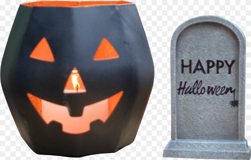Halloween Grave And Pumpkin Lantern U2013 For Scary, Festival Free Transparent Png