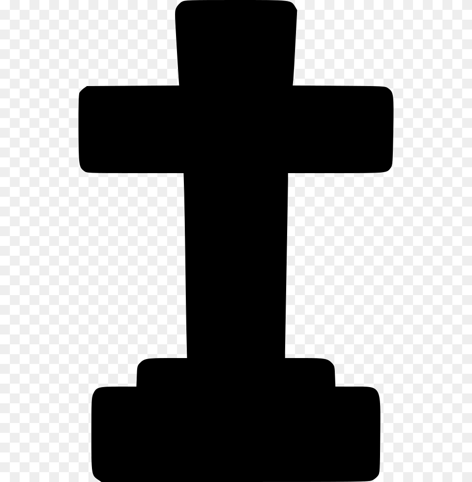 Halloween Grave Cemetery Rip Cross Icon, Symbol, Silhouette, Gravestone, Tomb Png