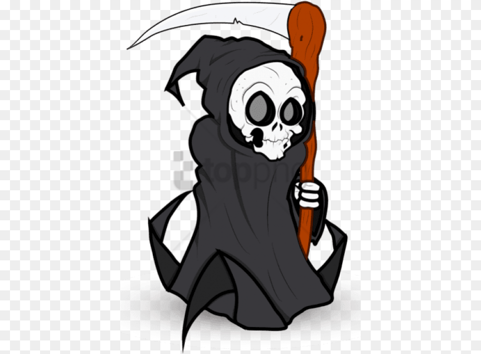 Halloween Grim Reaper Clipart Clipart Grim Reaper, People, Person, Baby, Face Free Png Download