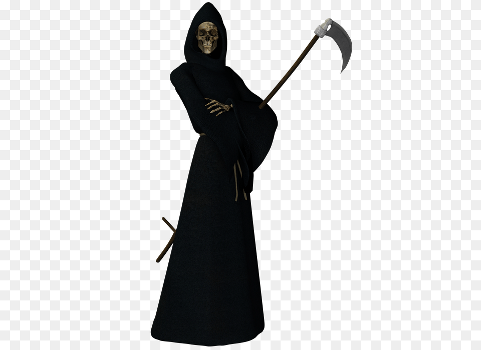 Halloween Grim Reaper Dead Death Monster Scythe Halloween Costume, Fashion, Adult, Female, Person Free Png