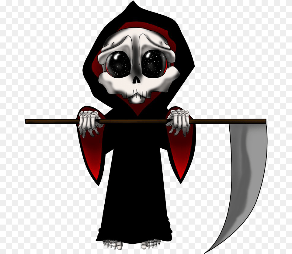 Halloween Grim Reaper Picture All Cute Grim Reaper, Adult, Face, Female, Head Free Png Download