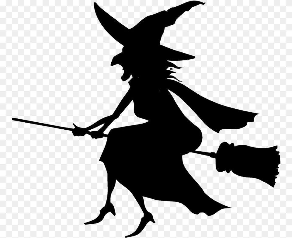 Halloween Halloween Black And White, Silhouette, Person Png Image