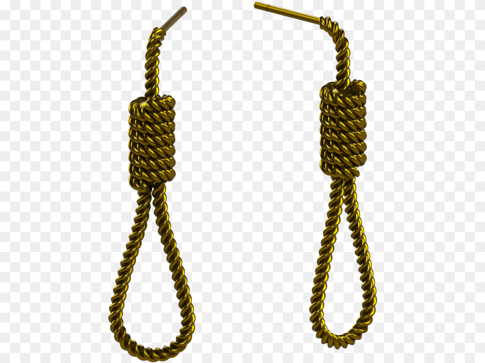 Halloween Hanging Rope Earrings Rope Halloween, Mace Club, Weapon, Accessories, Jewelry Free Png Download