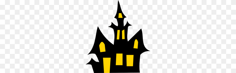 Halloween Haunted Houses And Lightnings Clipart Graphics, Lighting, Lamp Png Image