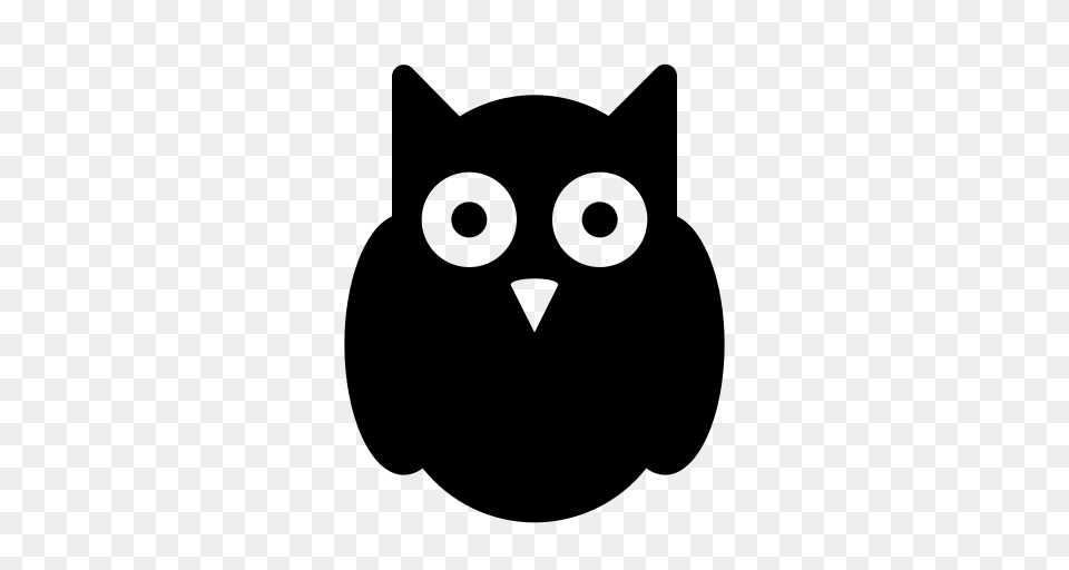 Halloween Horror Owl Witch Icon Of Materia Halloween, Gray Free Png