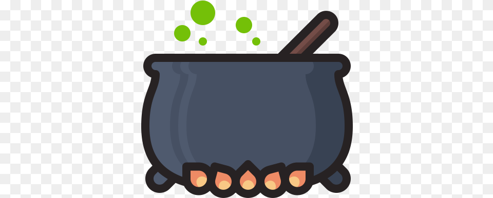 Halloween Horror Pot Potion Scary Witch Icon, Meal, Food, Dish, Device Free Png