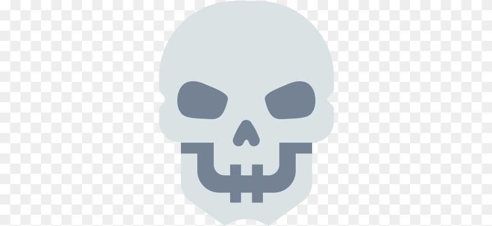 Halloween Horror Skeleton Skull Icon Of Materia Flat Scary Free Transparent Png