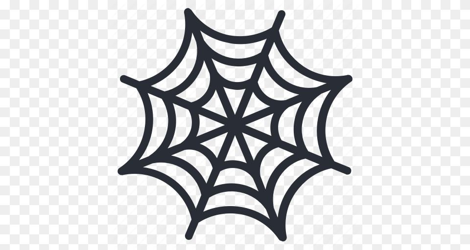 Halloween Horror Spider Web Icon Icon, Spider Web, Gate Png