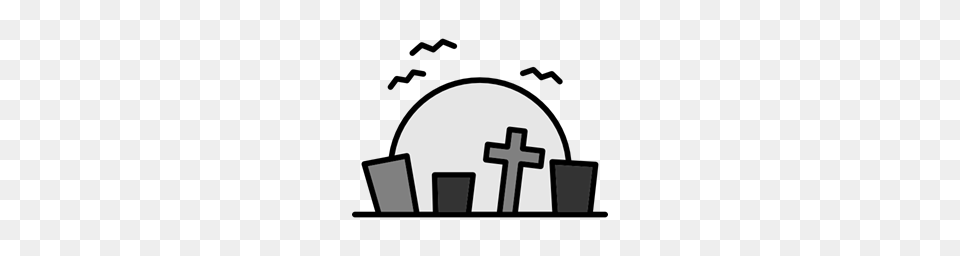 Halloween Horror Terror Cemetery Graveyard Rip Spooky Scary, Cross, Symbol, First Aid, Altar Free Transparent Png