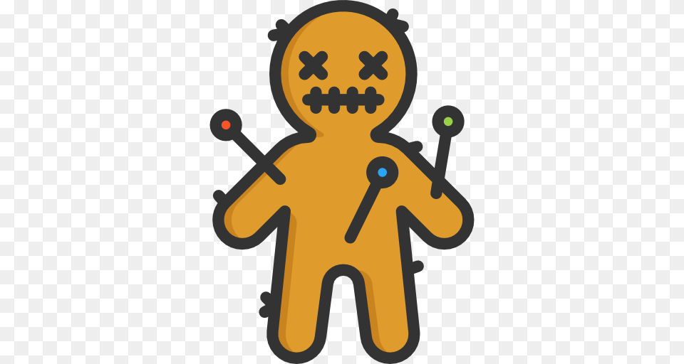 Halloween Horror Terror Spooky Scary Fear Voodoo Doll Icon, Food, Sweets, Baby, Person Png Image