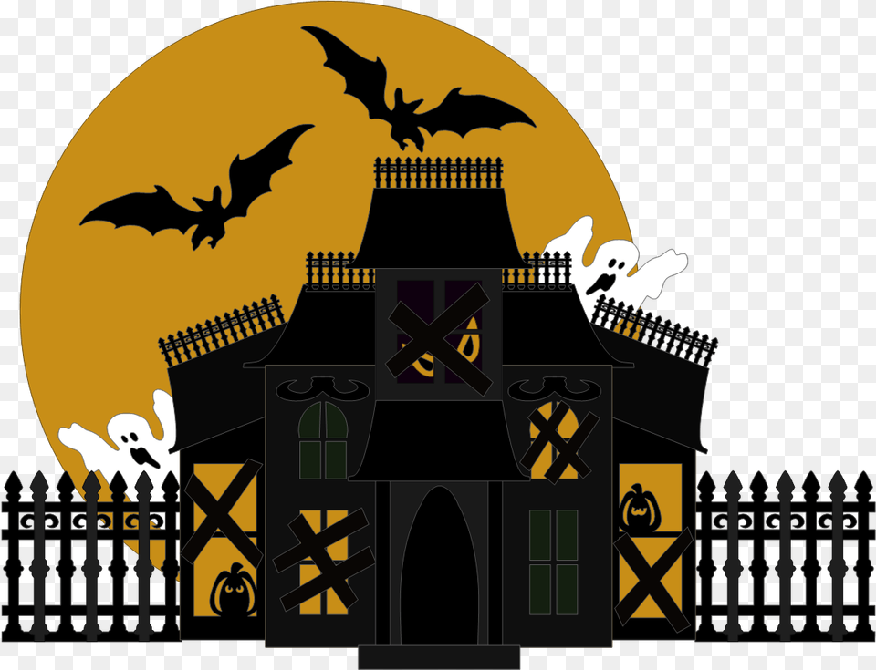 Halloween House Halloween Haunted House Clip Art Png