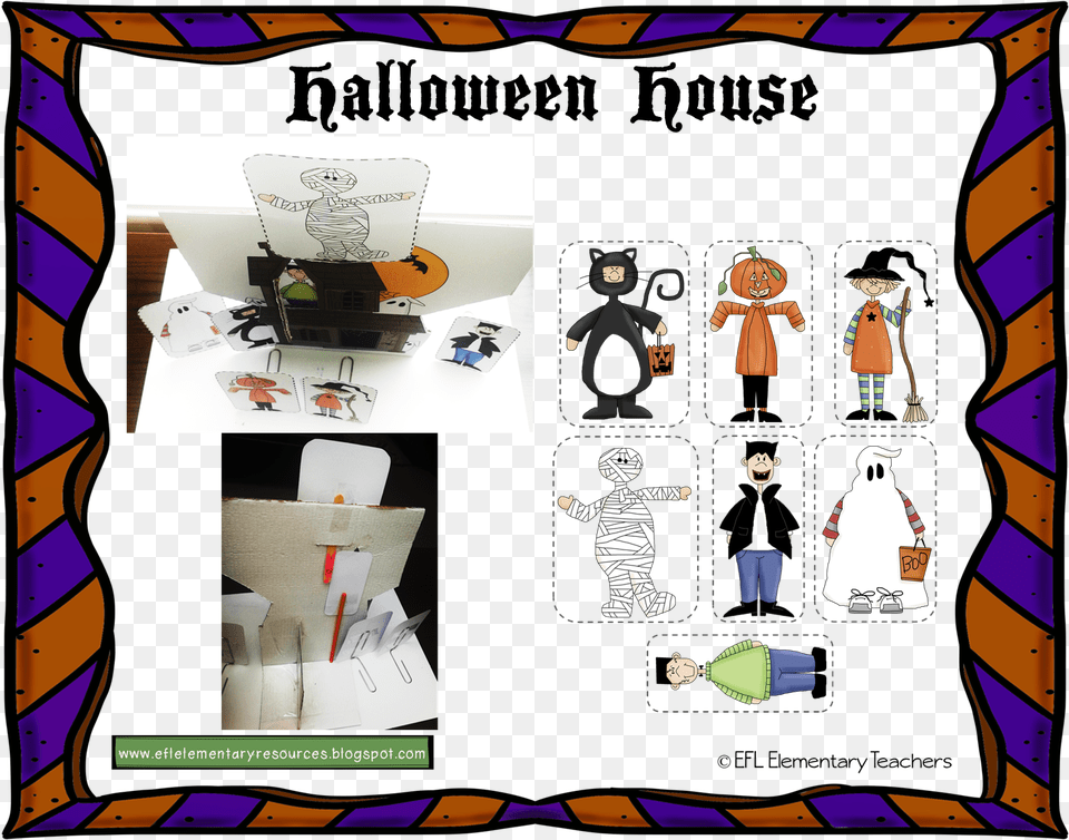 Halloween House I Made A Haunted House I Glued It Onto Art, Collage, Baby, Person, Animal Free Png
