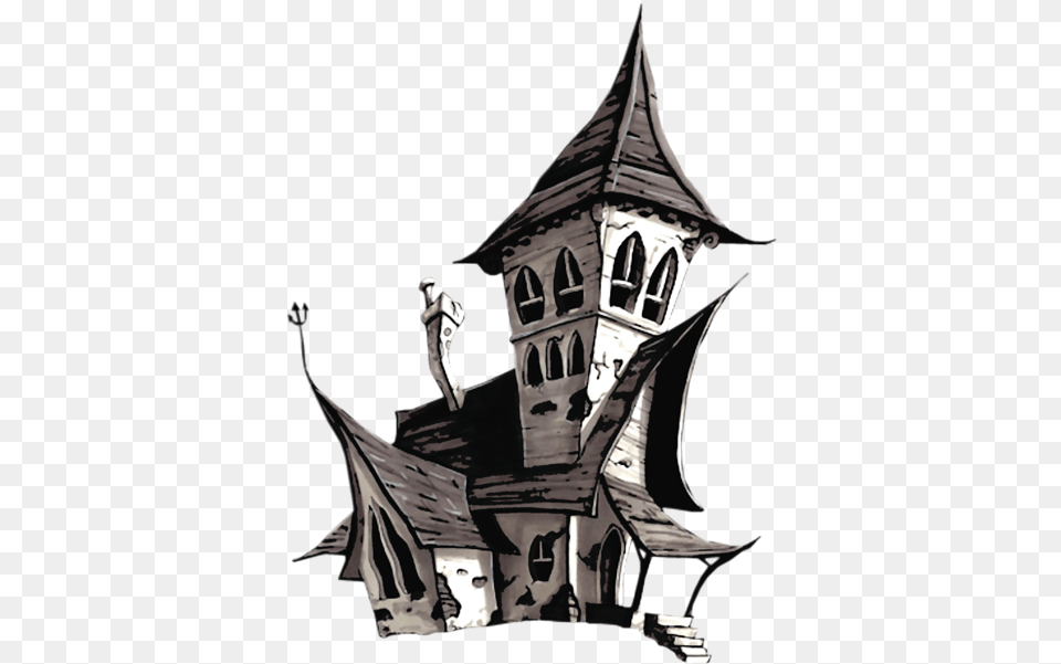 Halloween House Transparent Funny House, Architecture, Building, Spire, Tower Free Png Download