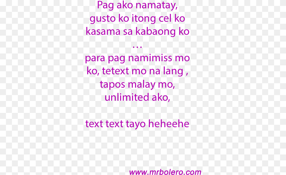 Halloween Hugot Lines Tagalog, Purple, Text Free Png Download