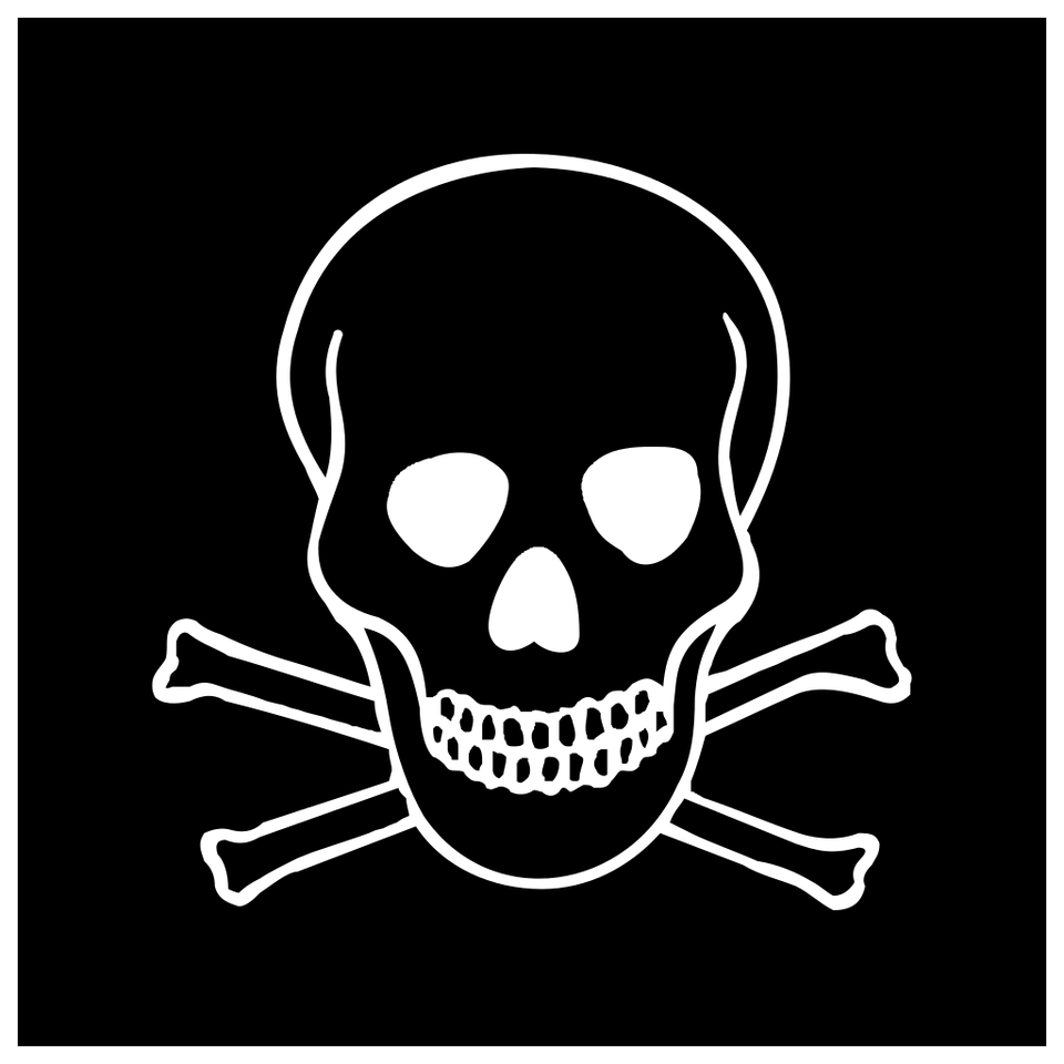 Halloween Icons, Stencil, Person, Pirate, Face Free Png Download