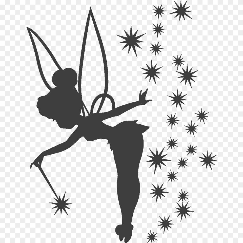 Halloween Incredible Freebell Pumpkin Stencil Picture Tinkerbell Silhouette, Dancing, Leisure Activities, Person Free Png Download