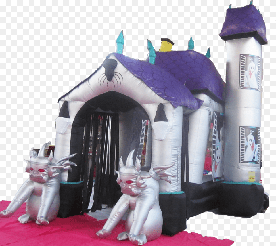 Halloween Inflatable Haunted House, Person, Baby Free Png Download