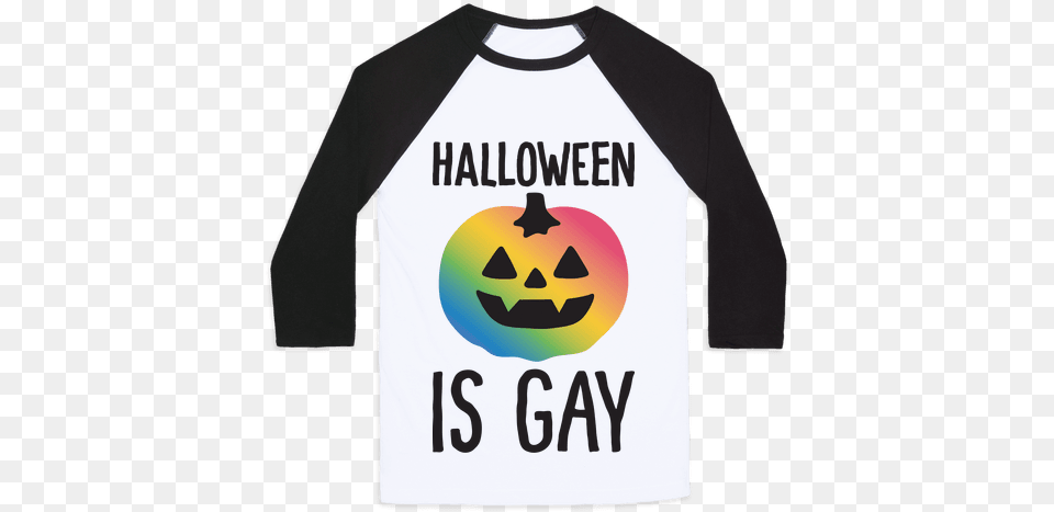 Halloween Is Gay Baseball Tee Trying To Get My Shit Together Cat Shirt, Clothing, T-shirt, Logo Free Png