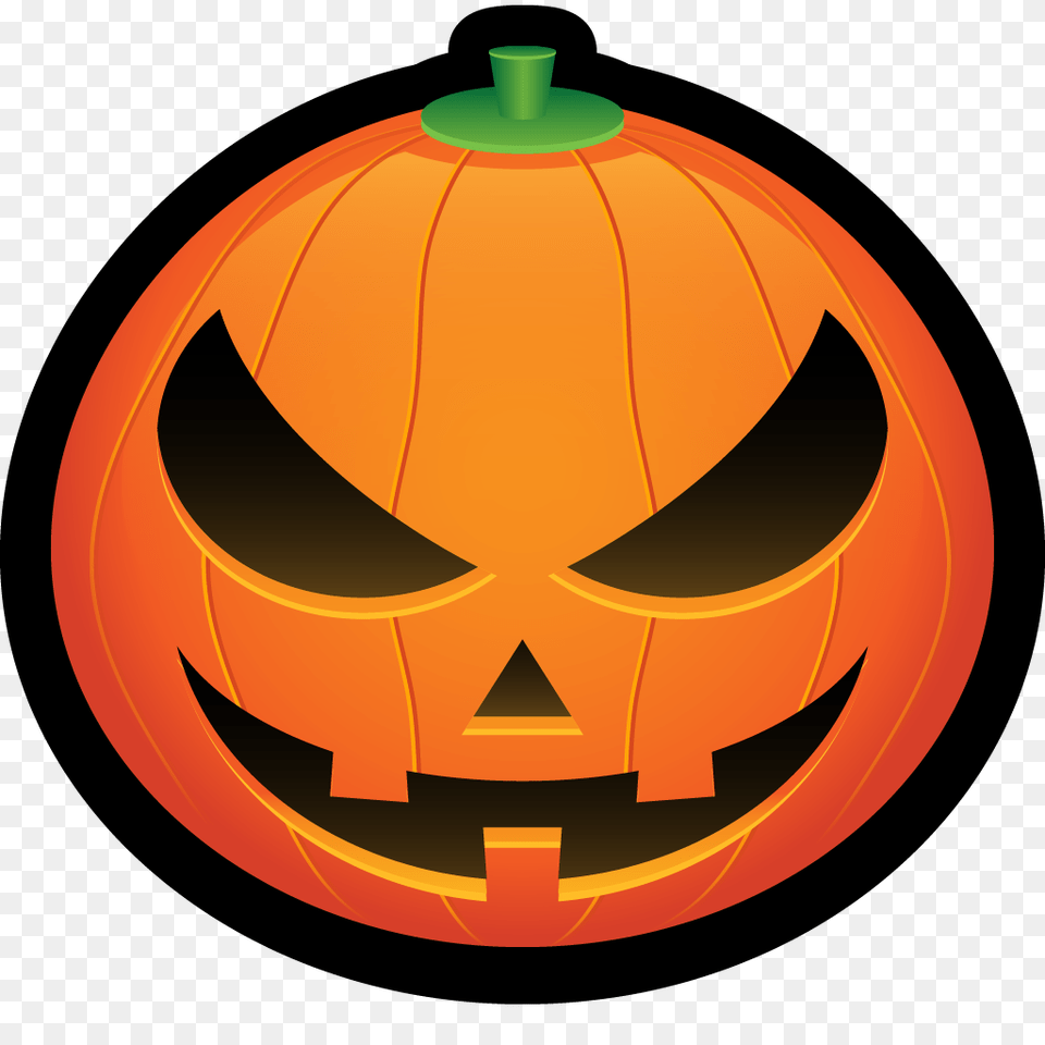 Halloween Jack Jackolantern Pumpkin Scary Spooky Squash Icon, Festival, Plant, Food, Vegetable Free Png Download