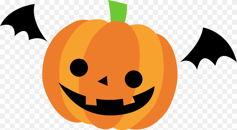 Halloween Jack O39 Lantern With Bat Wings Clipart, Festival Free Png