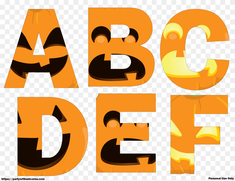 Halloween Letters Printable Jack O Printable Halloween Alphabet Letters, Symbol, Text Png