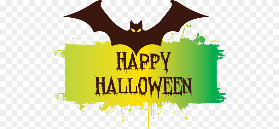 Halloween Logo Character Green For Happy Fiction, Symbol, Person, Batman Logo, Face Free Png