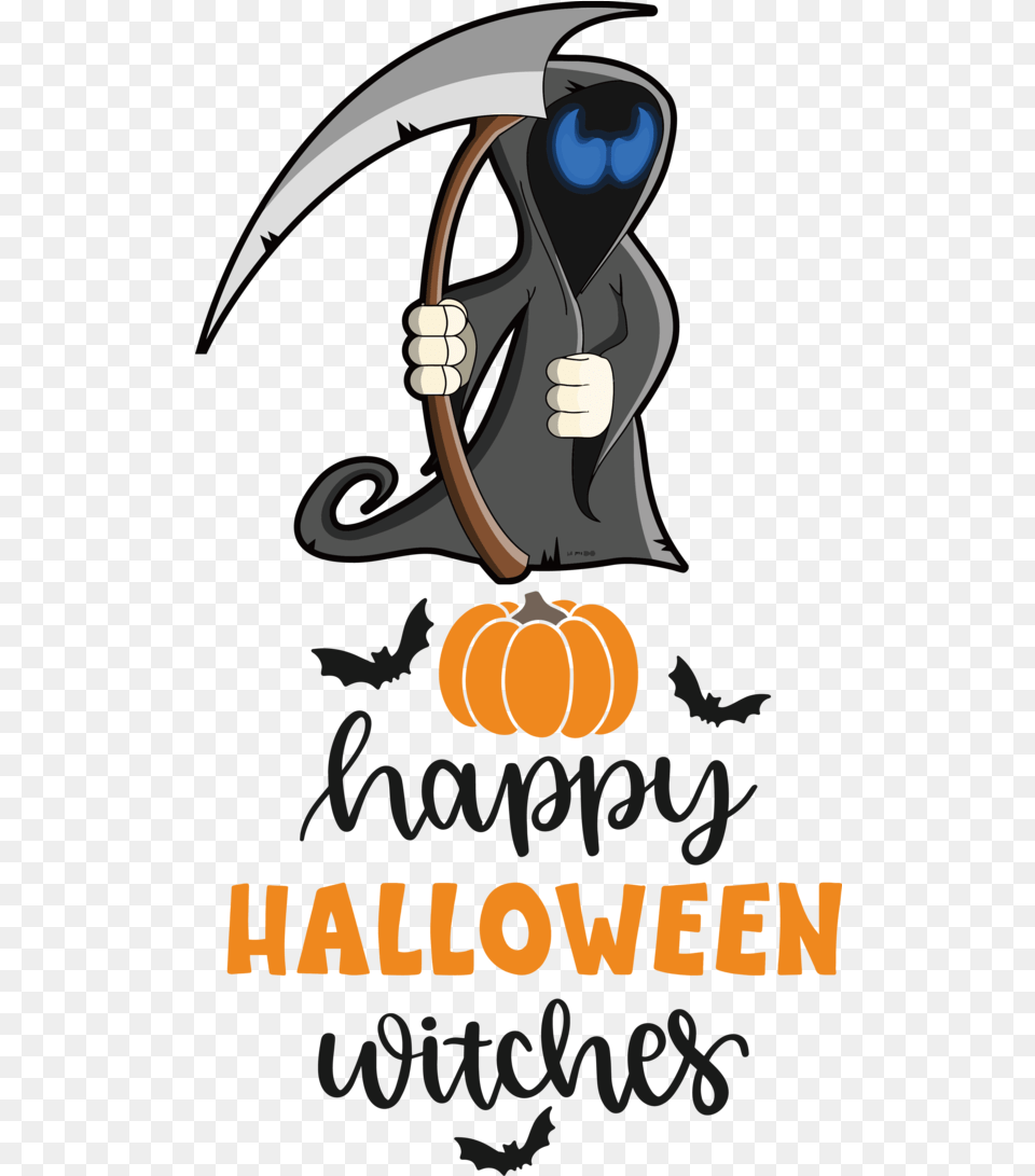 Halloween Logo Text Design For Happy Fictional Character Free Transparent Png